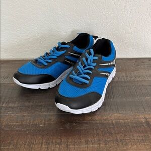 Blue and Black Athletic Sneakers